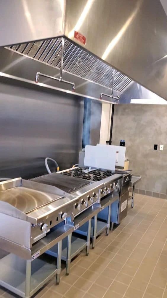 Cozinha industrial instalada pela A&G TÉC